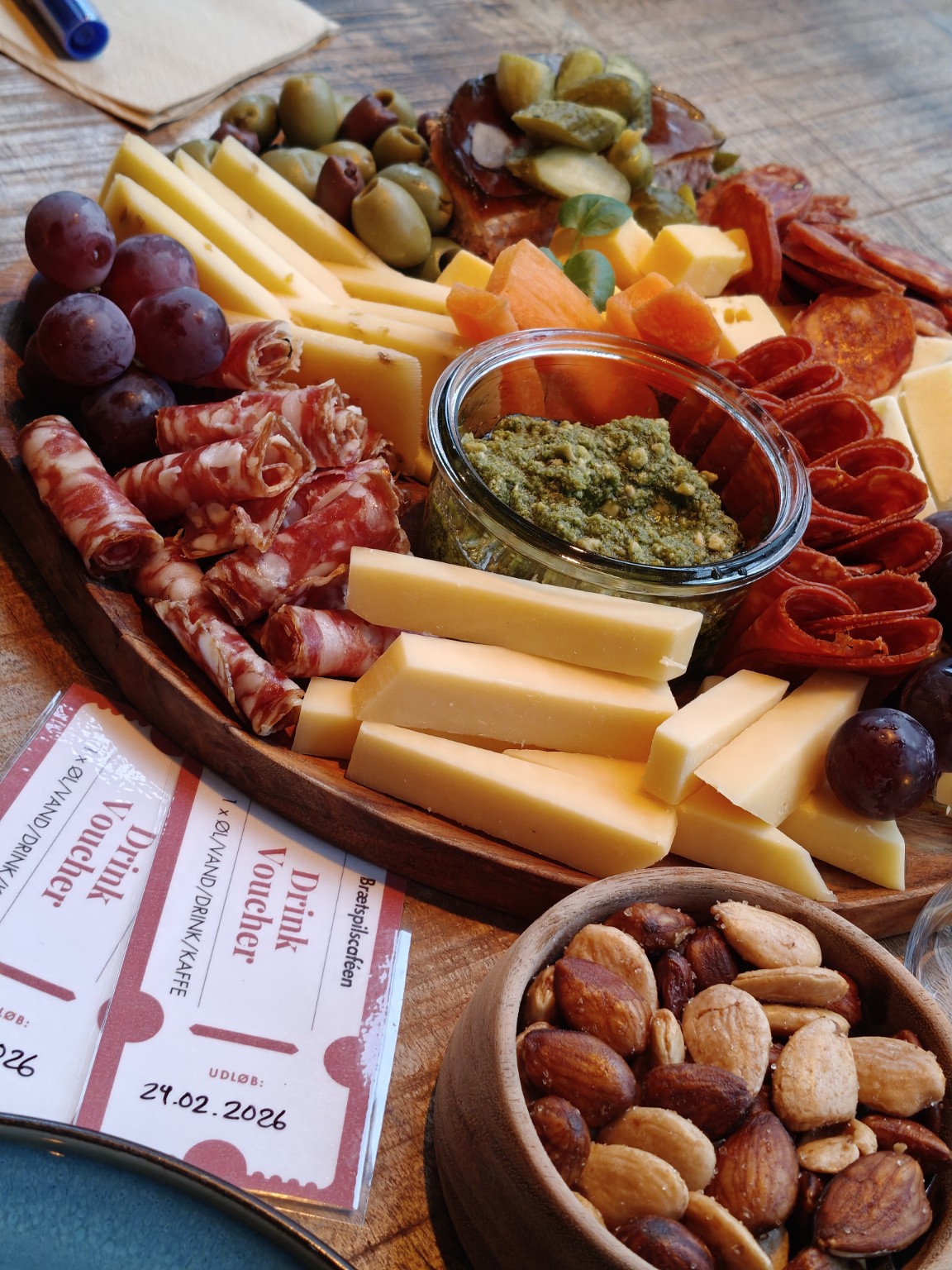 Tapas til firmaarrangement hos Brætspilscaféen